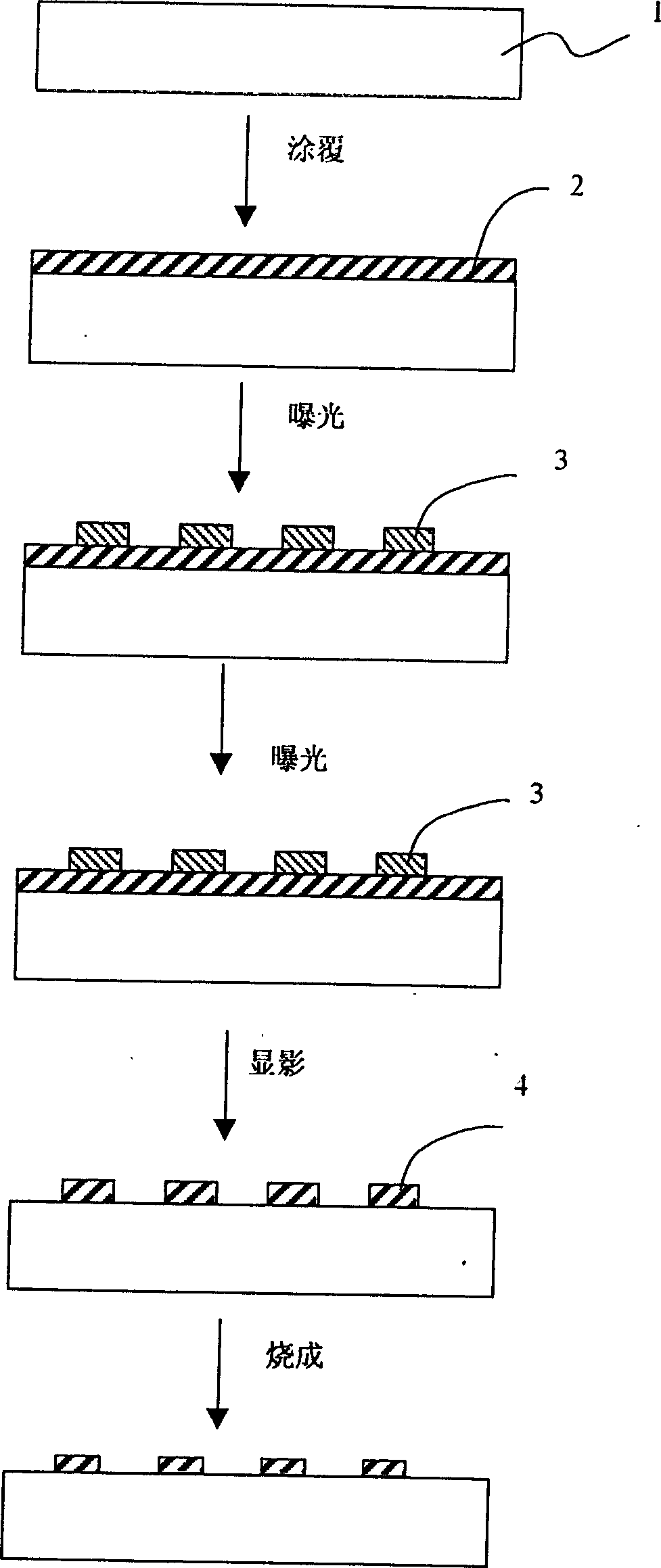 Manufacturing method of plasma display panel silver electrode