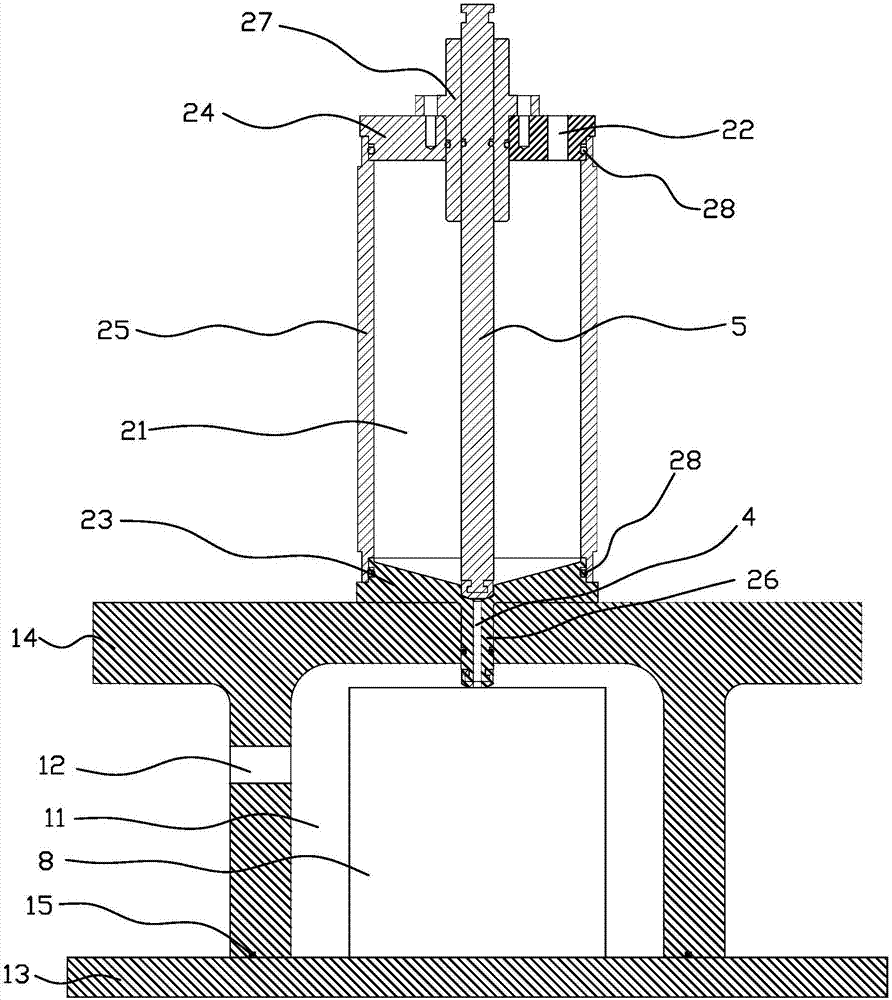 Novel battery pressurizing and liquid injecting structure