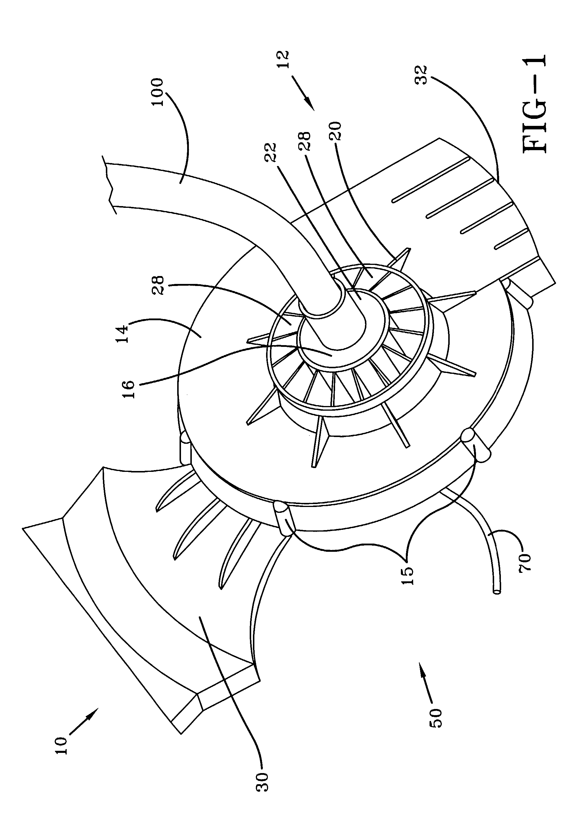 Combination blower assembly and string trimmer