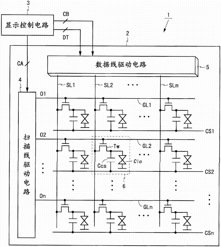 Drive circuit for display device