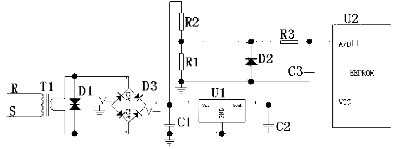 Variable-frequency speed control input voltage conversion device and method thereof