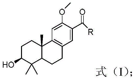 Tricyclic diterpene derivatives, preparation method thereof, and application thereof in the preparation of antitumor drugs