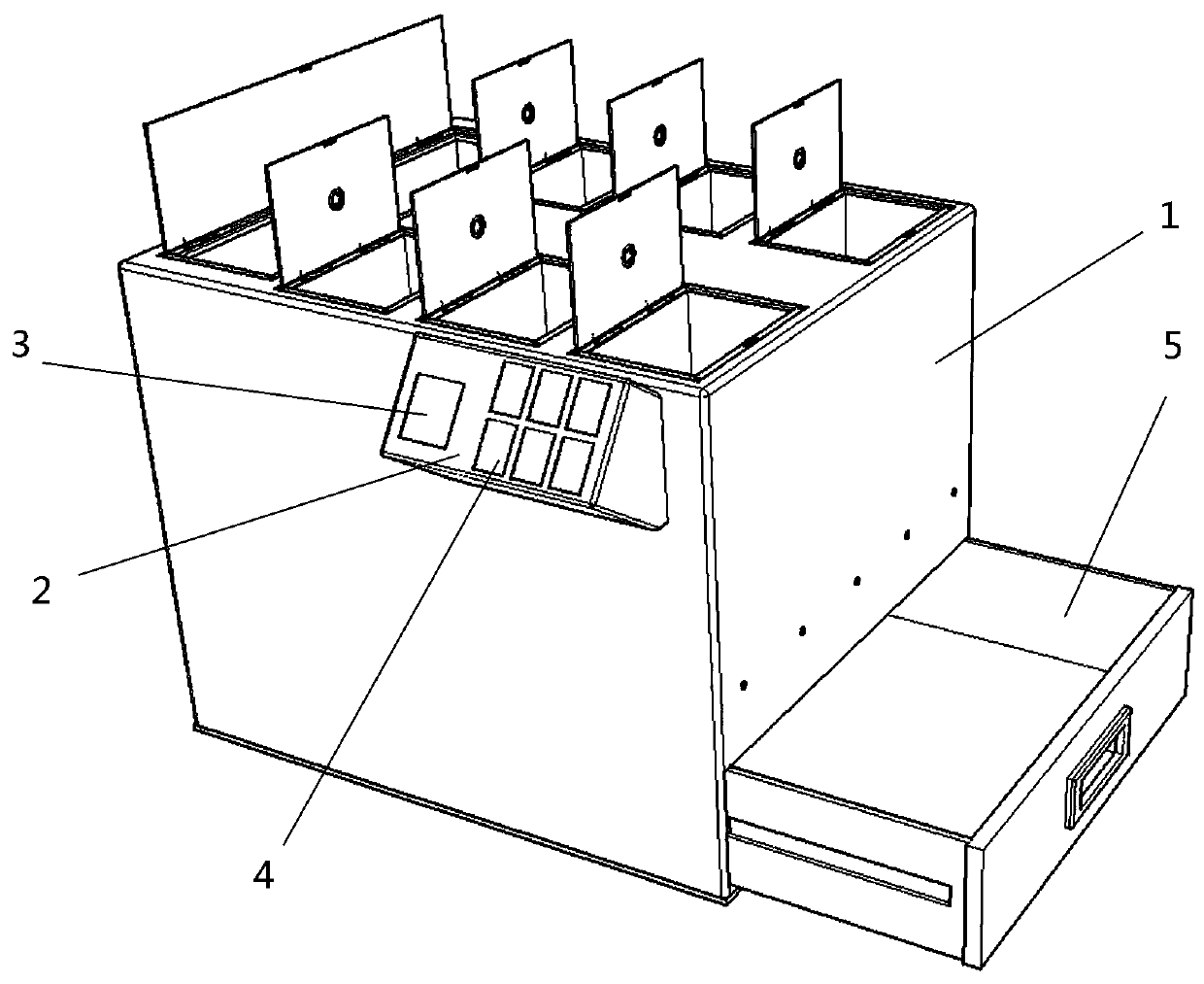 Intelligent household medicine storage and treatment medicine box and operation method thereof