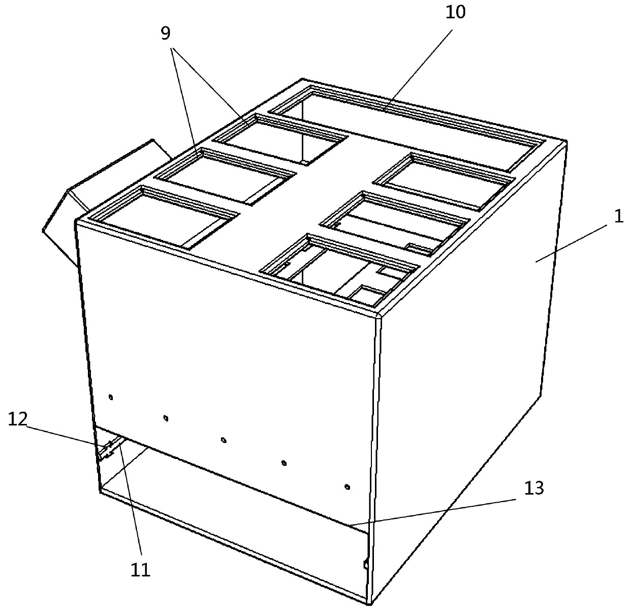 Intelligent household medicine storage and treatment medicine box and operation method thereof