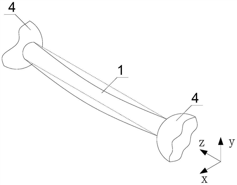 A kind of reinforcement structure and reinforcement method of space structure bending compression rod