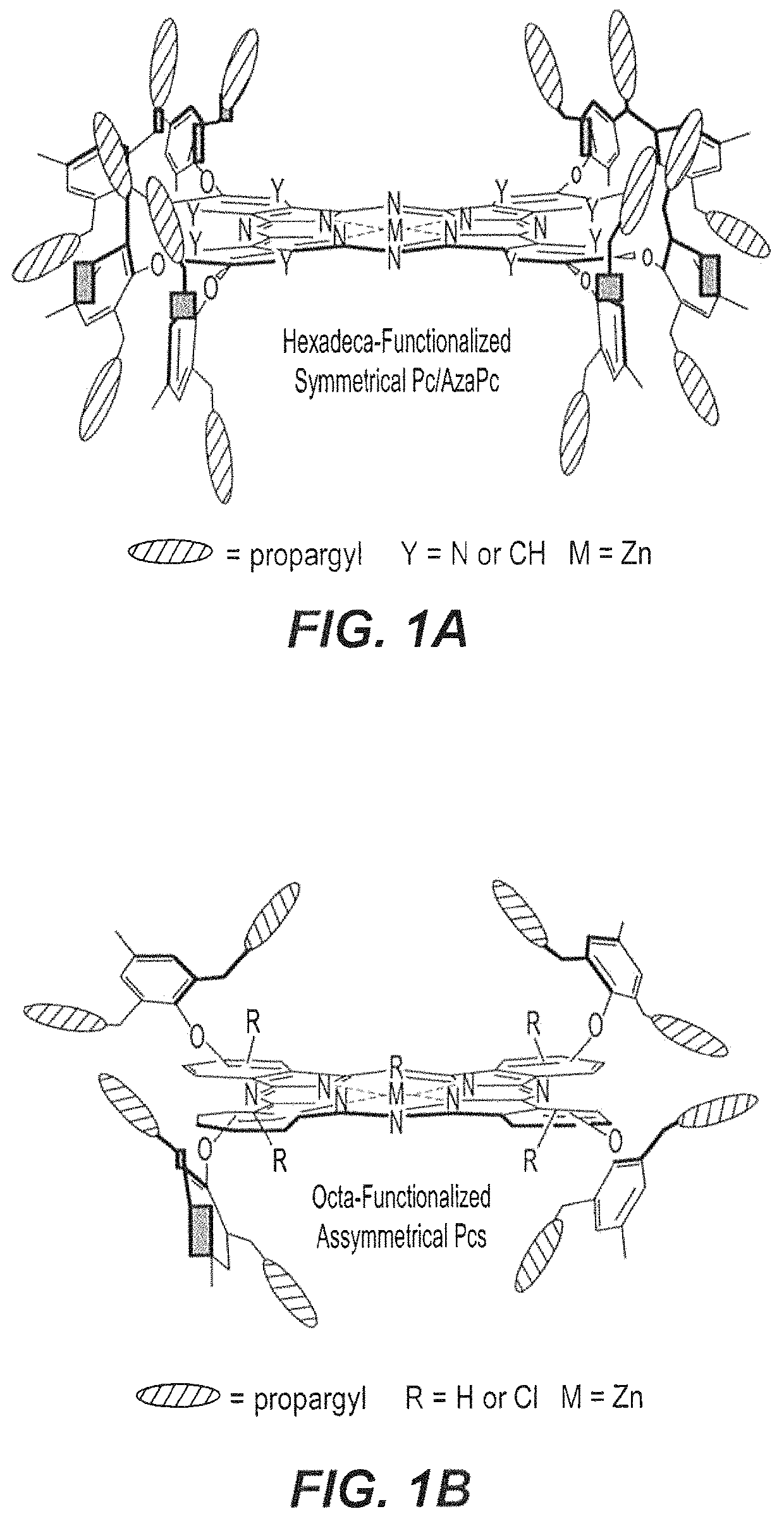 Propargyl-functionalized macrocyclic compounds