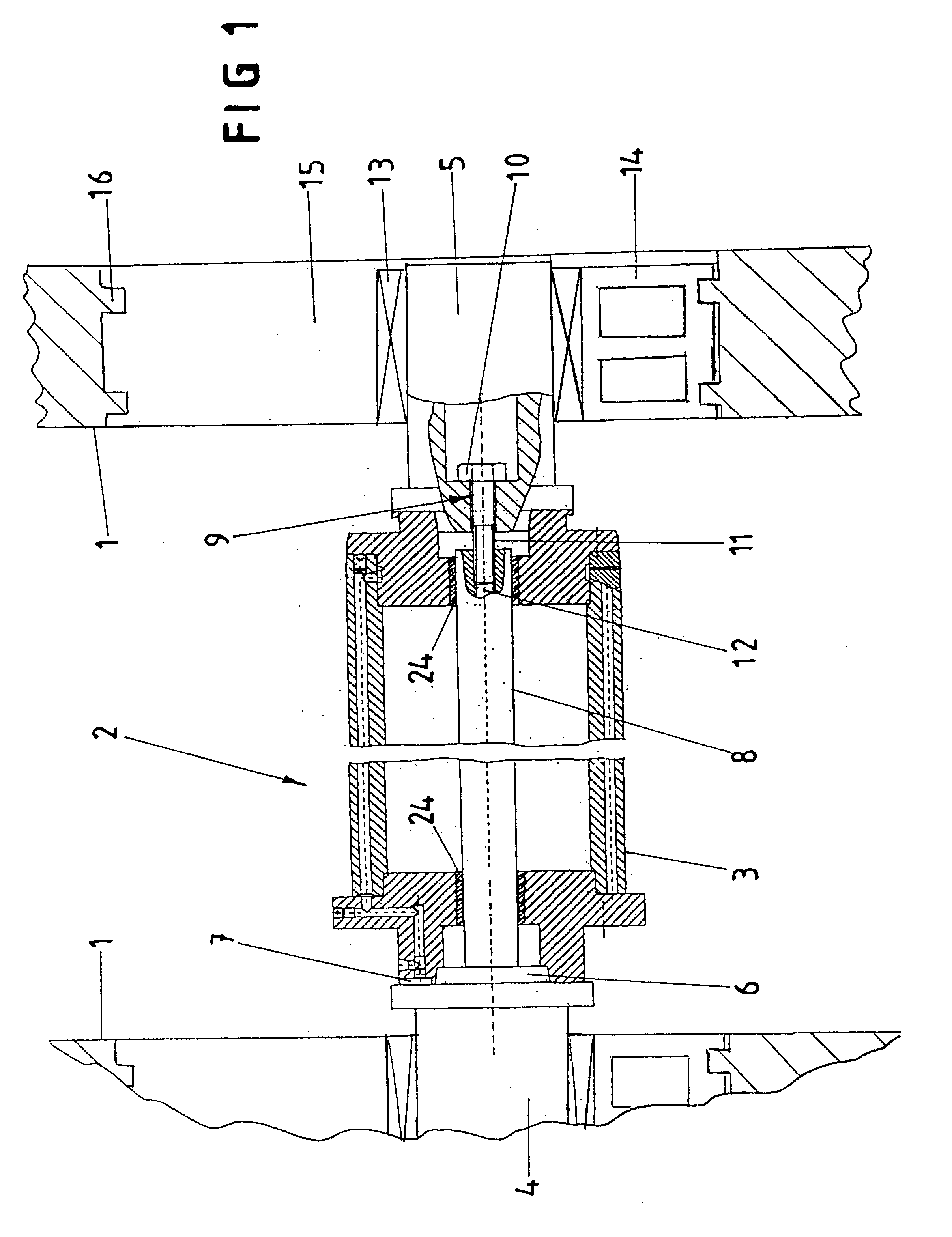 Method for the installation and removal of a cylinder of a printing machine and device for this purpose