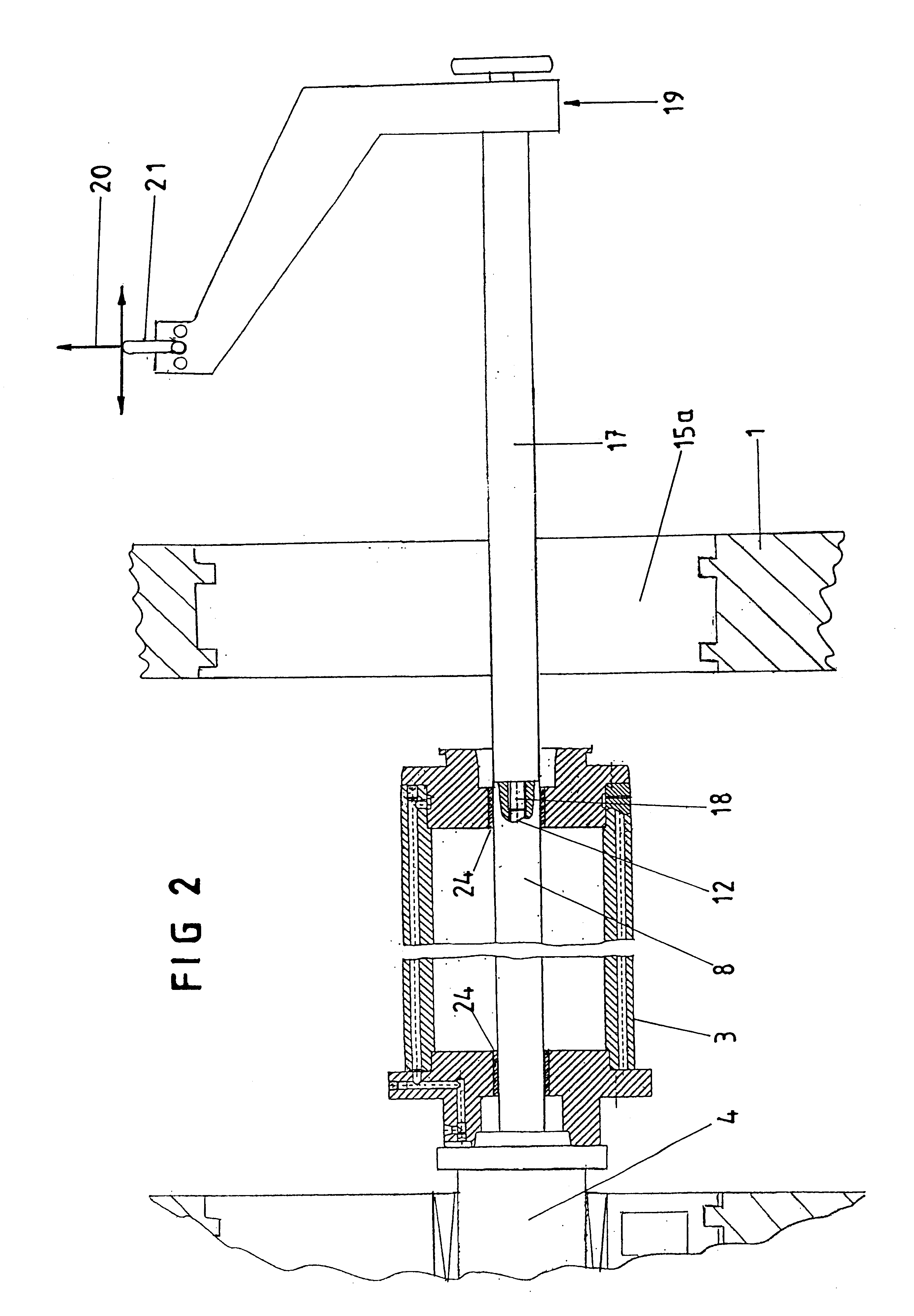 Method for the installation and removal of a cylinder of a printing machine and device for this purpose