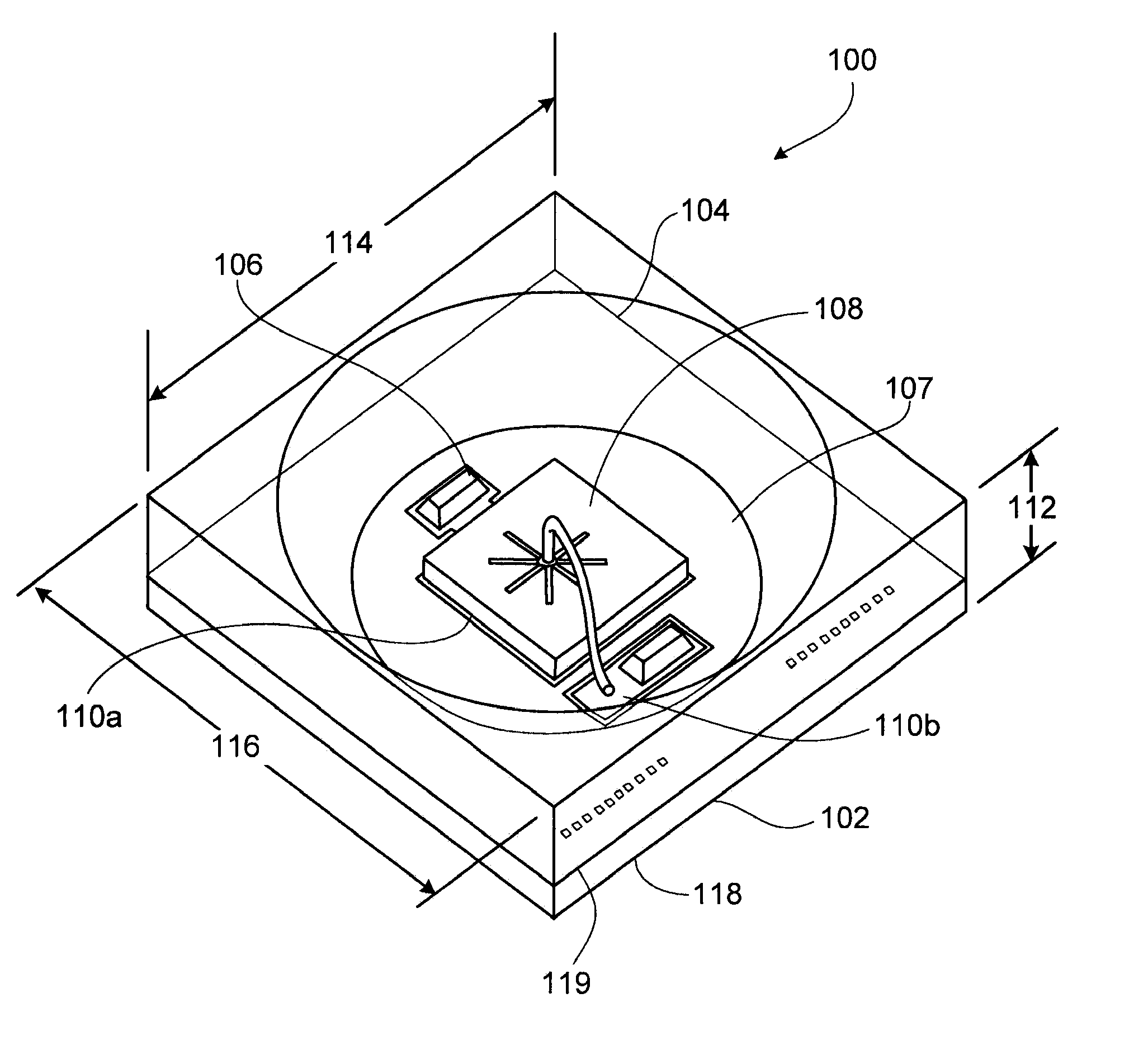 Fabrication of compact opto-electronic component packages