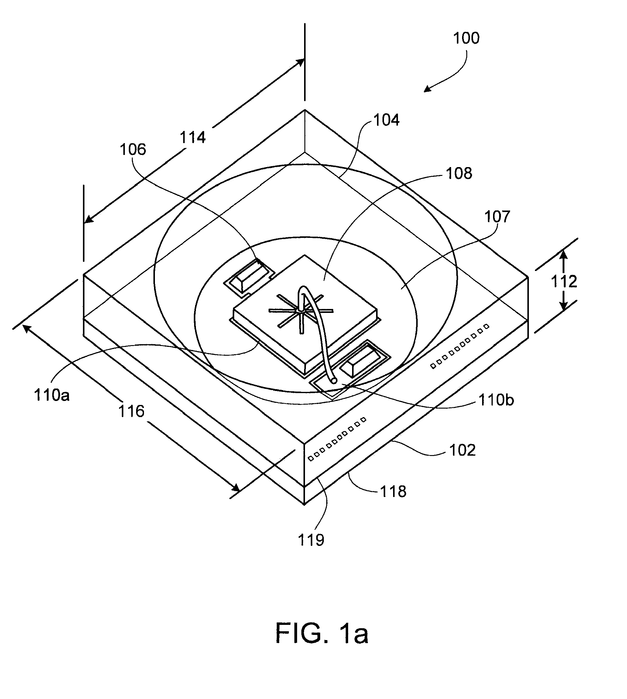 Fabrication of compact opto-electronic component packages