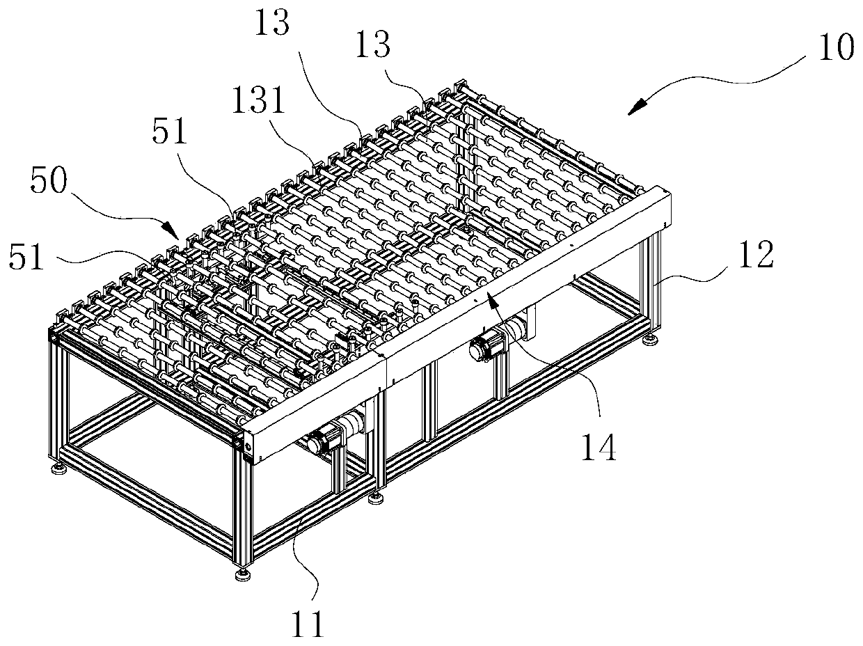 A high-speed online paper laying and unloading stacking system for electronic glass