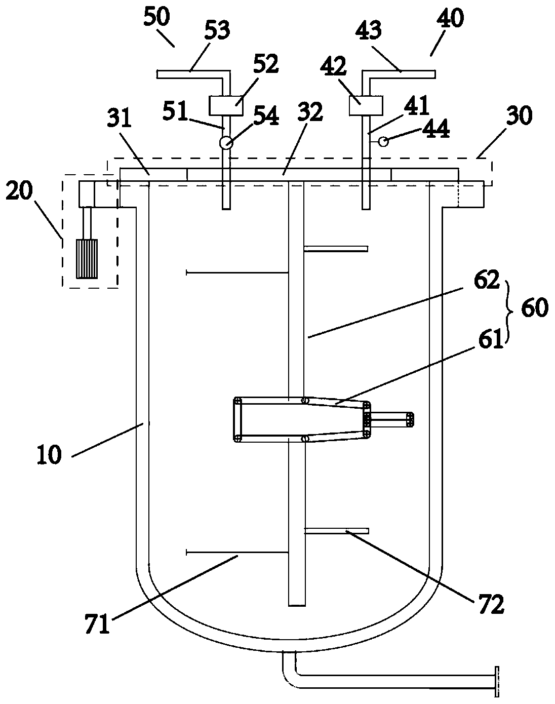 Reduction furnace bell jar inner wall spraying device and spraying method and reduction furnace