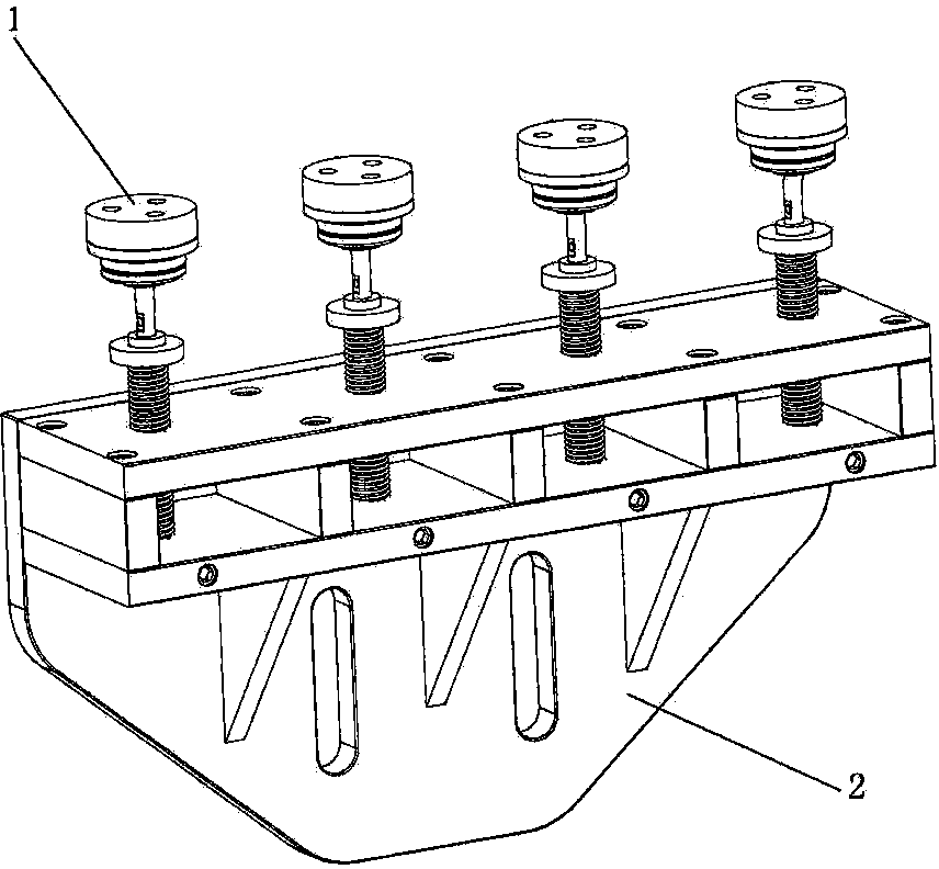 Self-adaptive flexible supporting and positioning mechanism