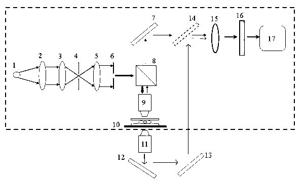 Air-space low-interference phase microscope based on liquid crystal tunable filter