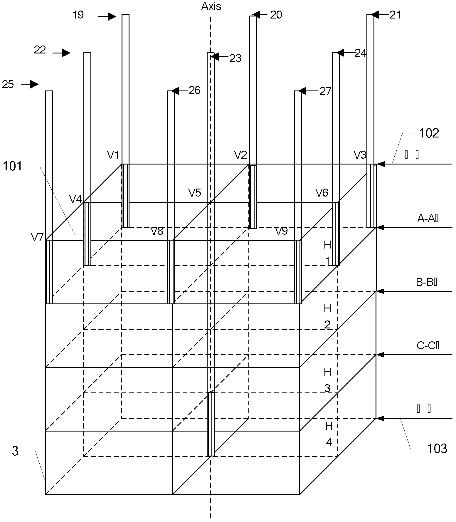 Three-dimensional multiwall combined exploration experimental apparatus for natural gas hydrate and experimental method thereof