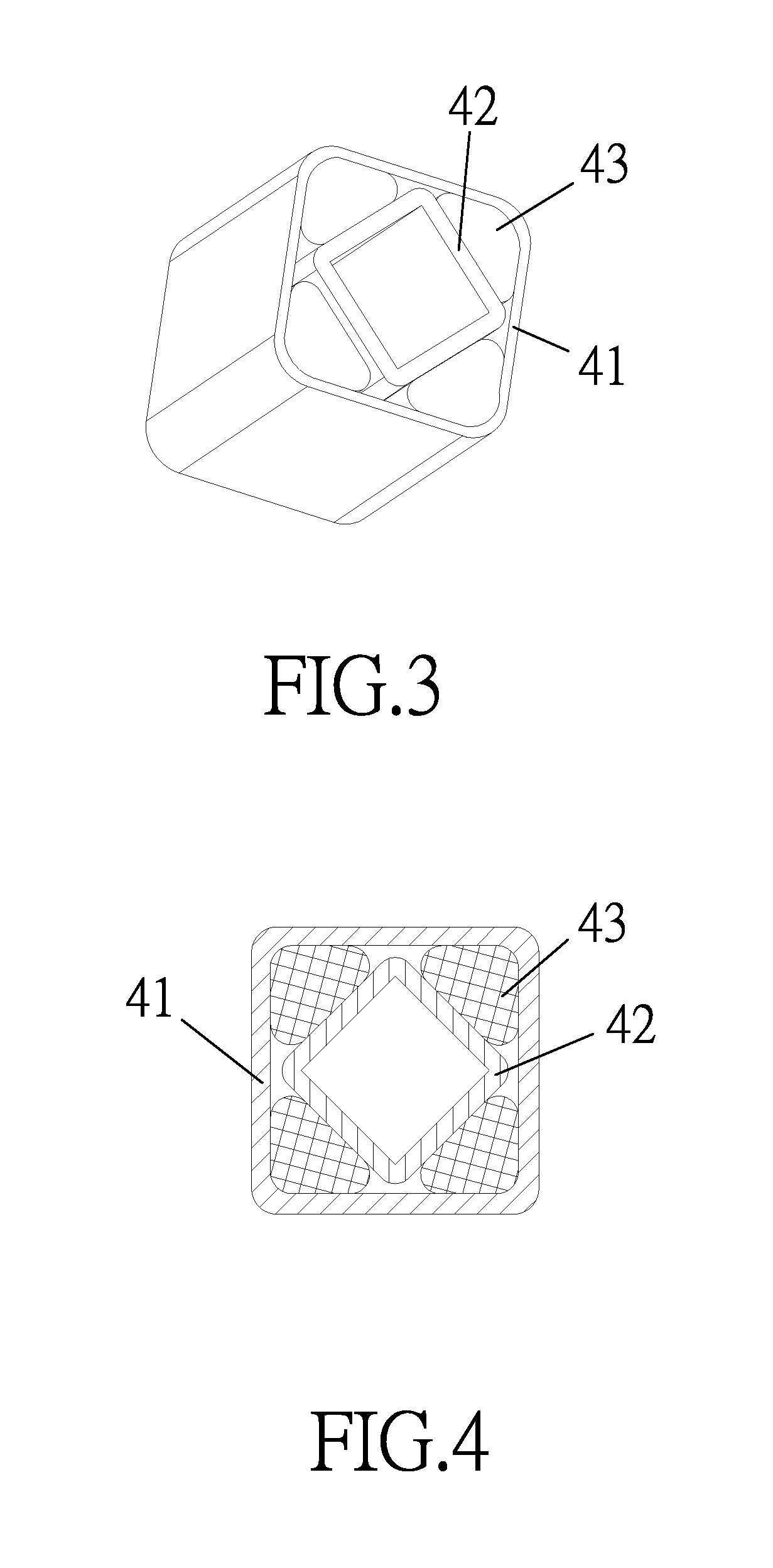 Damping assembly for a front-wheel independent suspension of a four-wheel mobility scooter