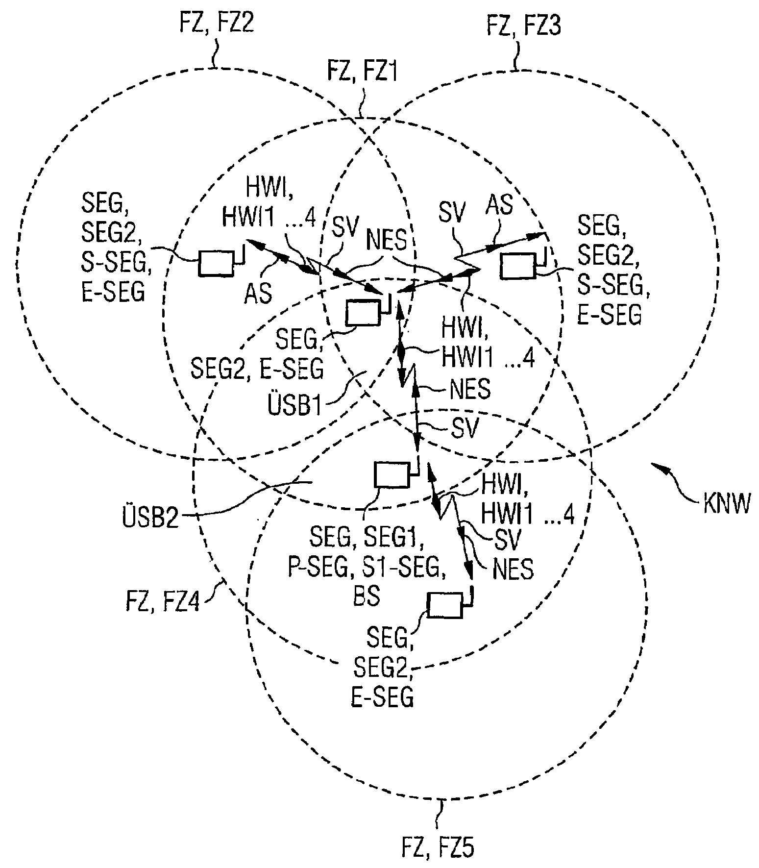 Method for Establishing a Wireless, Autonomous Communications Network, Transceiver and Base Station of a Wireless, Autonomous Communications Network and Corresponding Wireless, Autonomous Communications Network