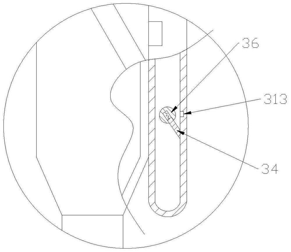 Balloon dilatation type support and taking-out device thereof