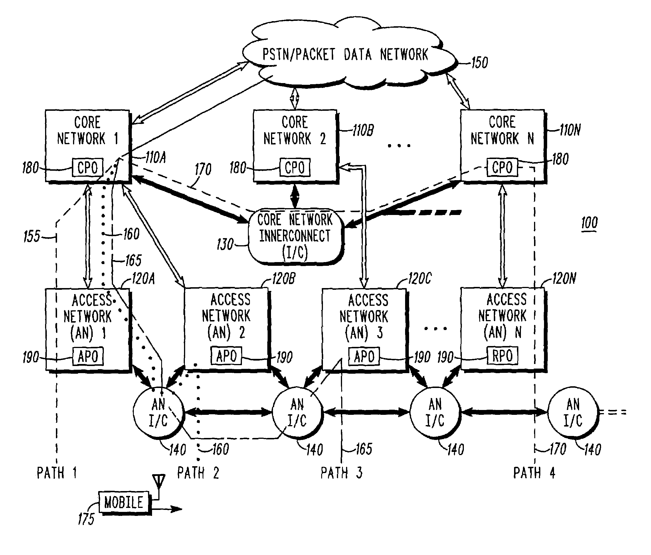 Segmented and distributed path optimization in a communication network