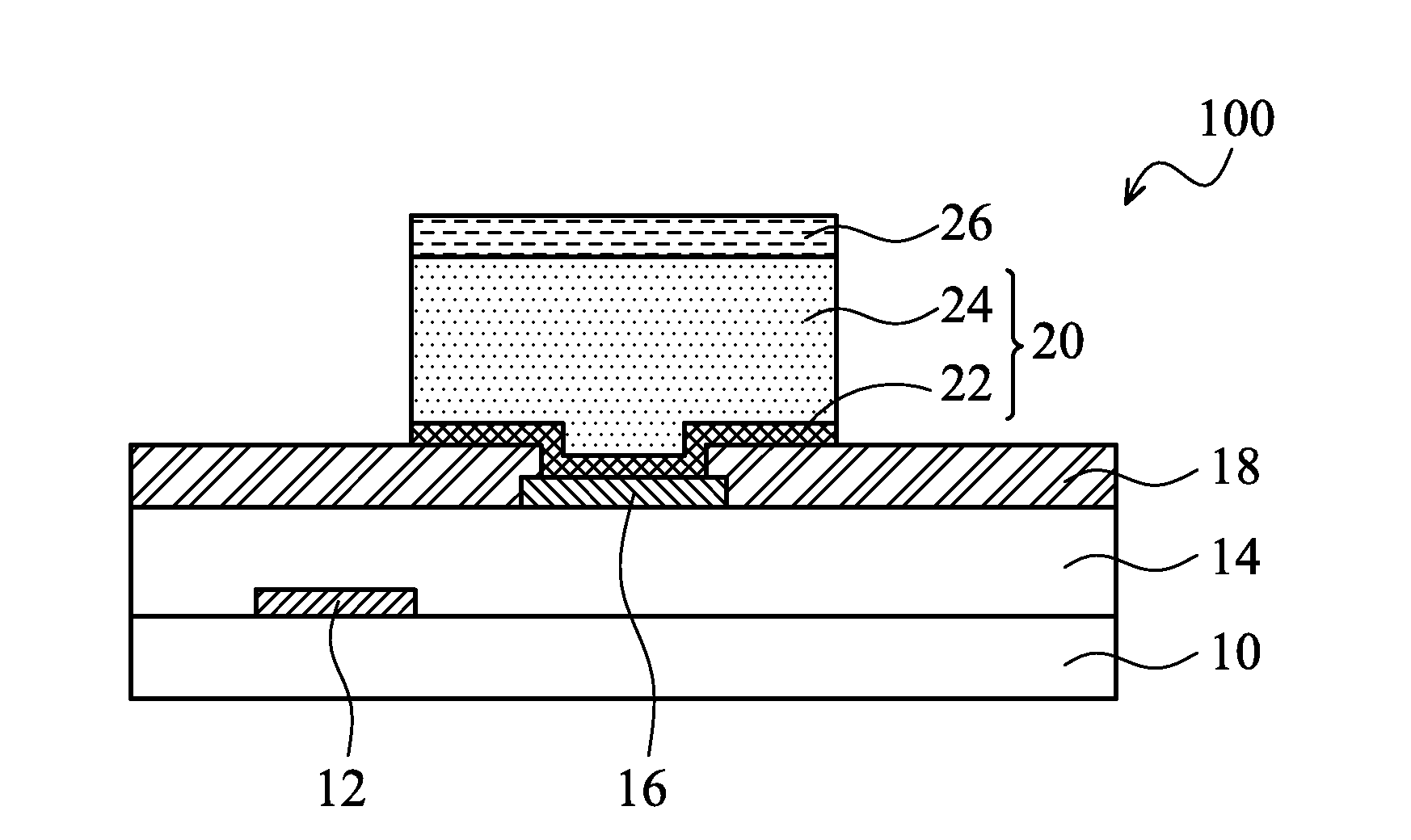 Elongated bump structure in semiconductor device