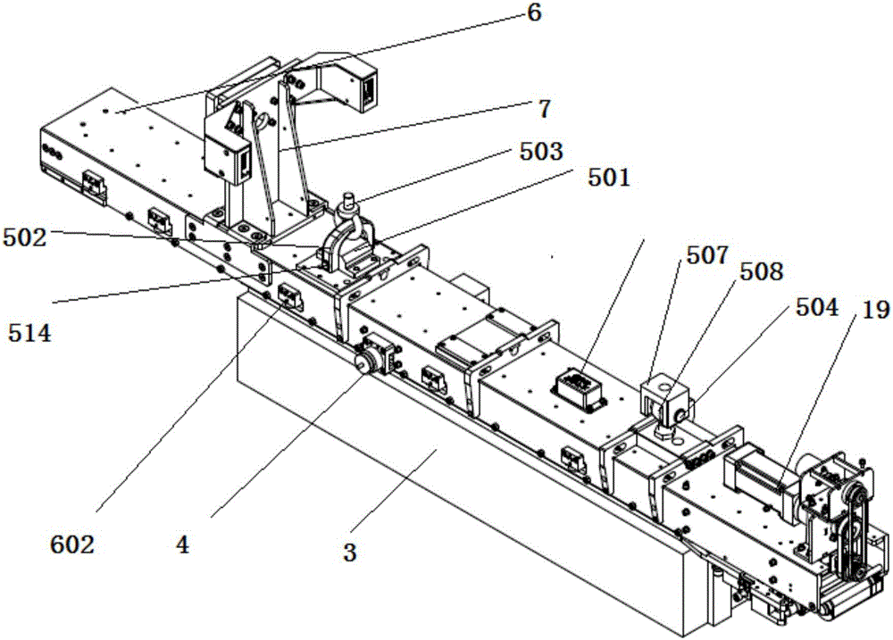 Silicon rod loading and unloading transferring equipment