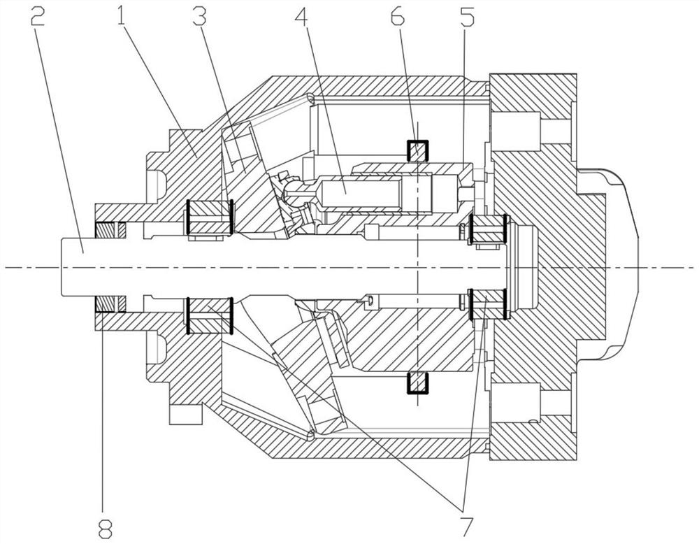 A Vibration Actively Controlled Axial Piston Pump with Magnetic Bearings