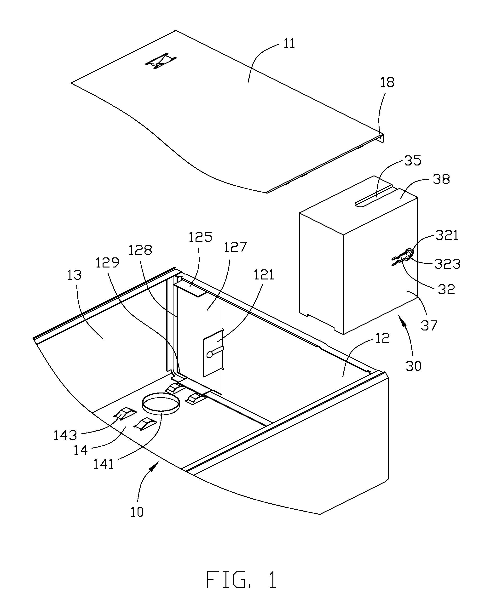 Enclosure for electronic device