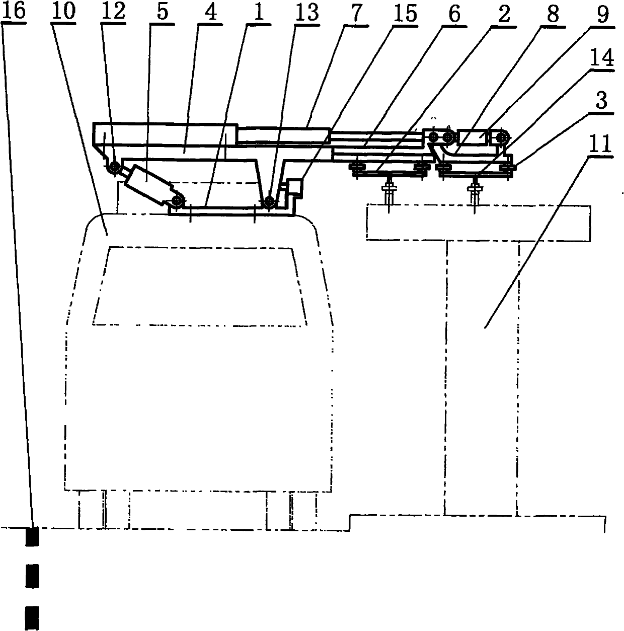 Bi-wiring itemizing swinging type public transportation trolley bus pantograph