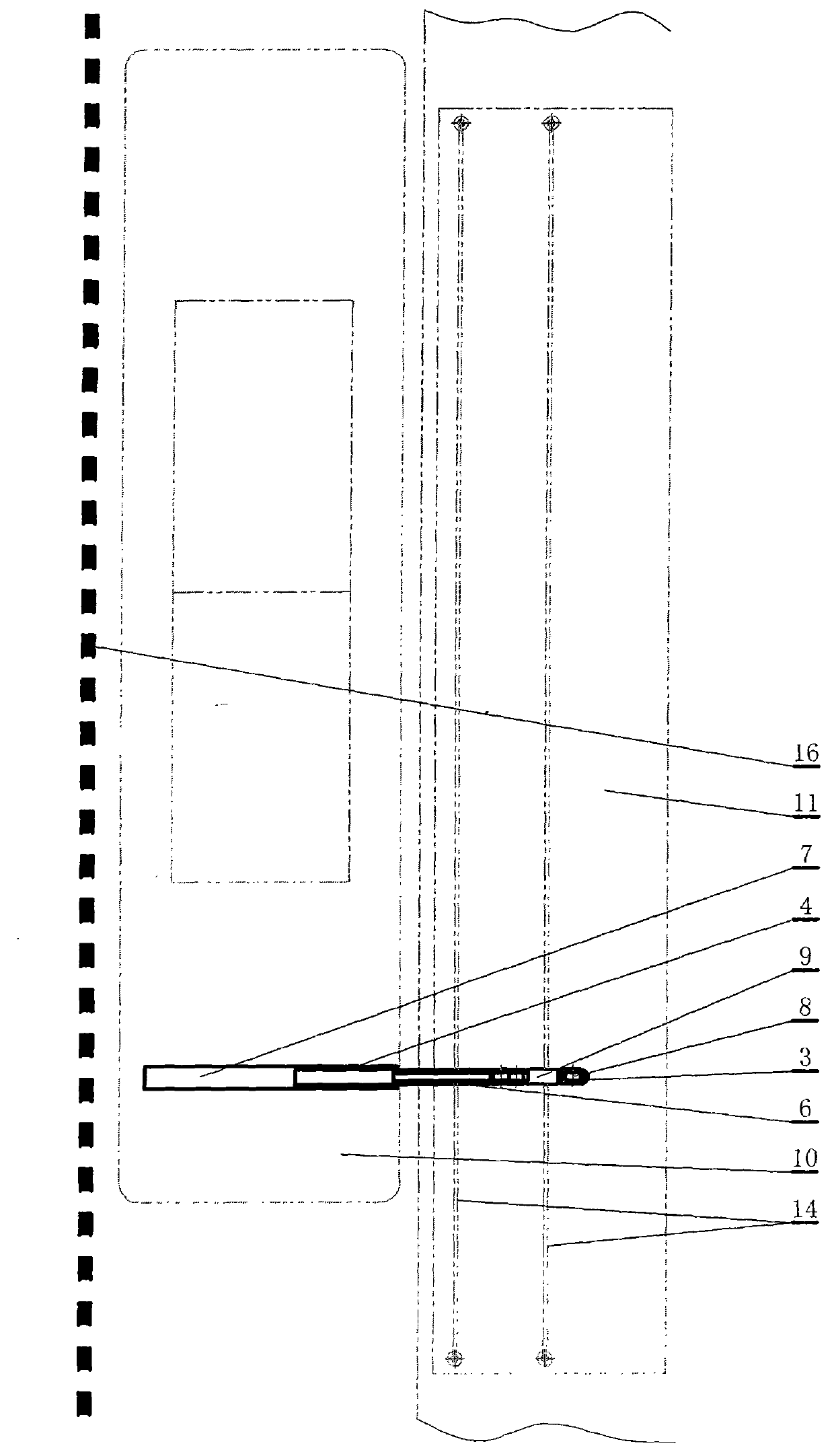 Bi-wiring itemizing swinging type public transportation trolley bus pantograph