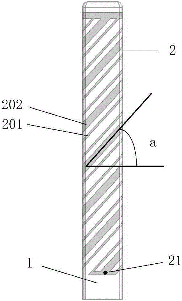 Transceiving antenna of satellite communication handheld terminal