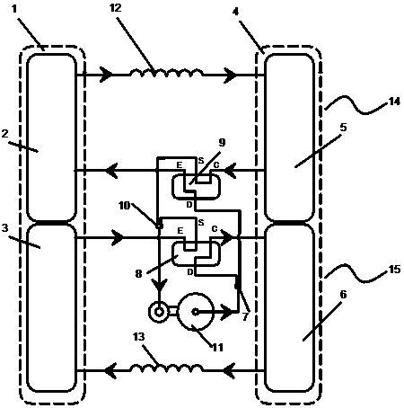 Heat exchange system of single air conditioner as well as single air conditioner and control method thereof