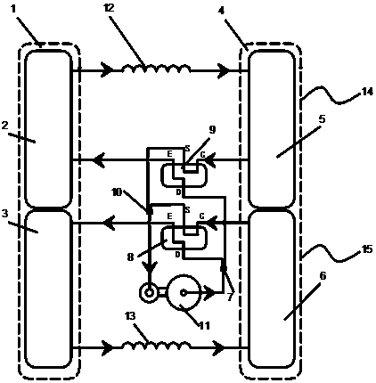 Heat exchange system of single air conditioner as well as single air conditioner and control method thereof