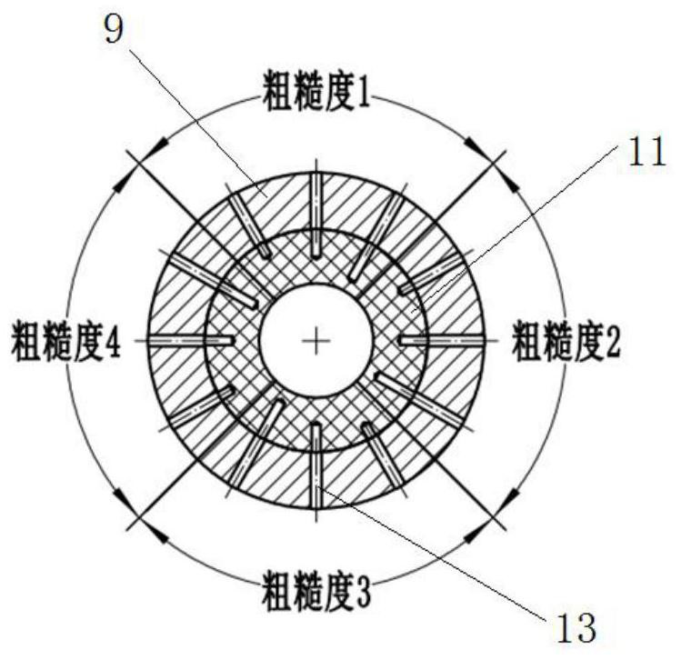 Experimental device for researching influence of roughness on heat transfer of wall surface of spray pipe