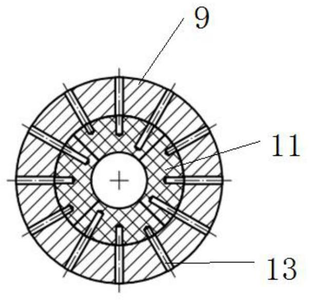 Experimental device for researching influence of roughness on heat transfer of wall surface of spray pipe