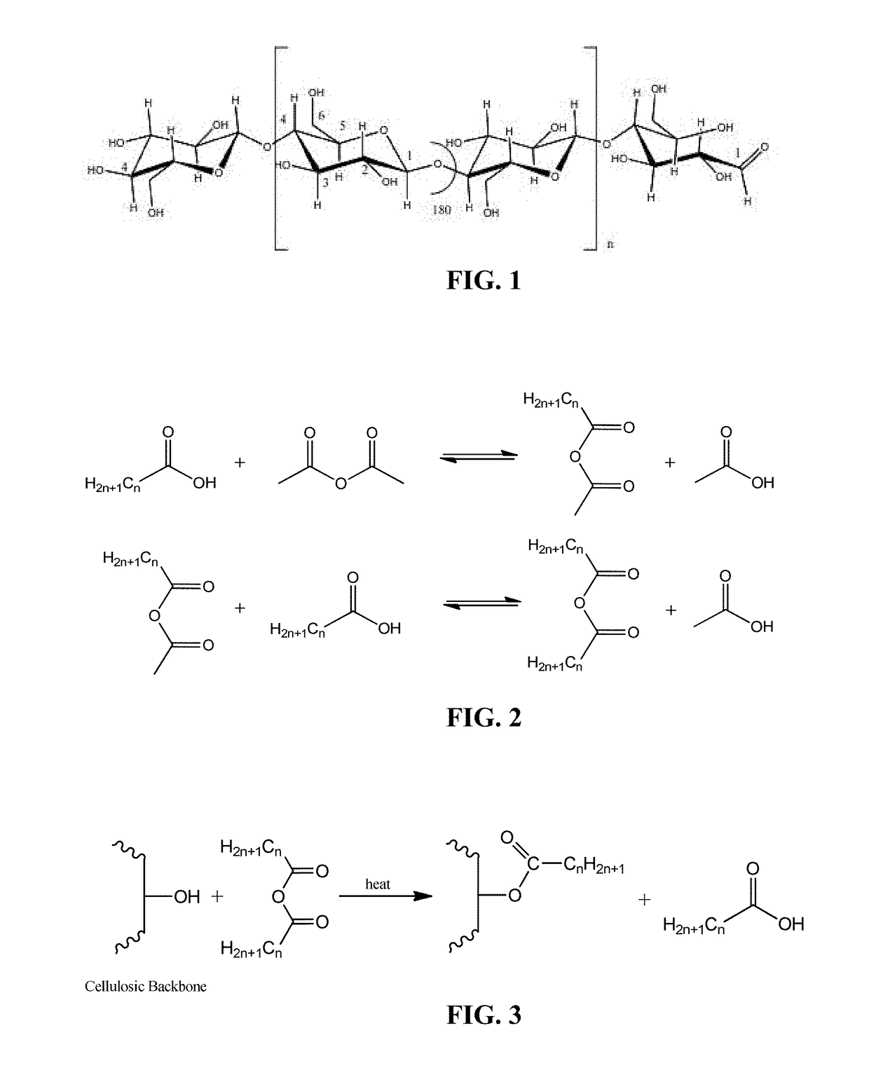 Modified cellulosic compositions having increased hydrophobicity and processes for their production