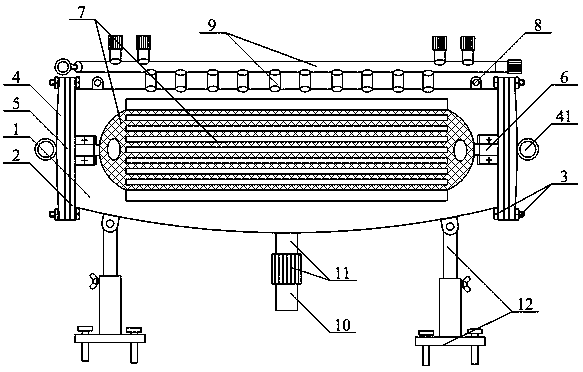 Small-and easy to-install sewage processor