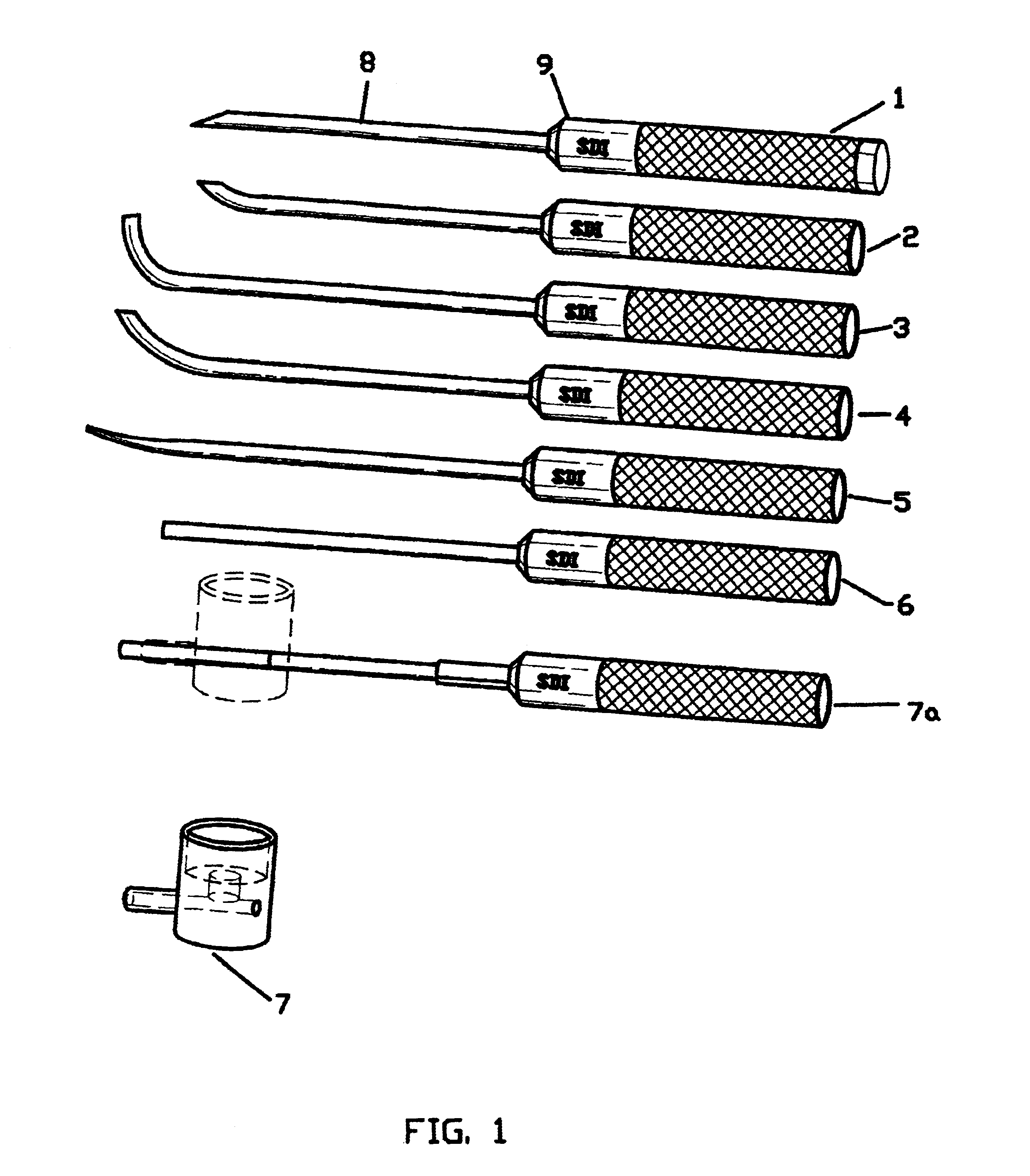 Process and instrumentation for arthroscopic reduction of central and peripheral depression fractures
