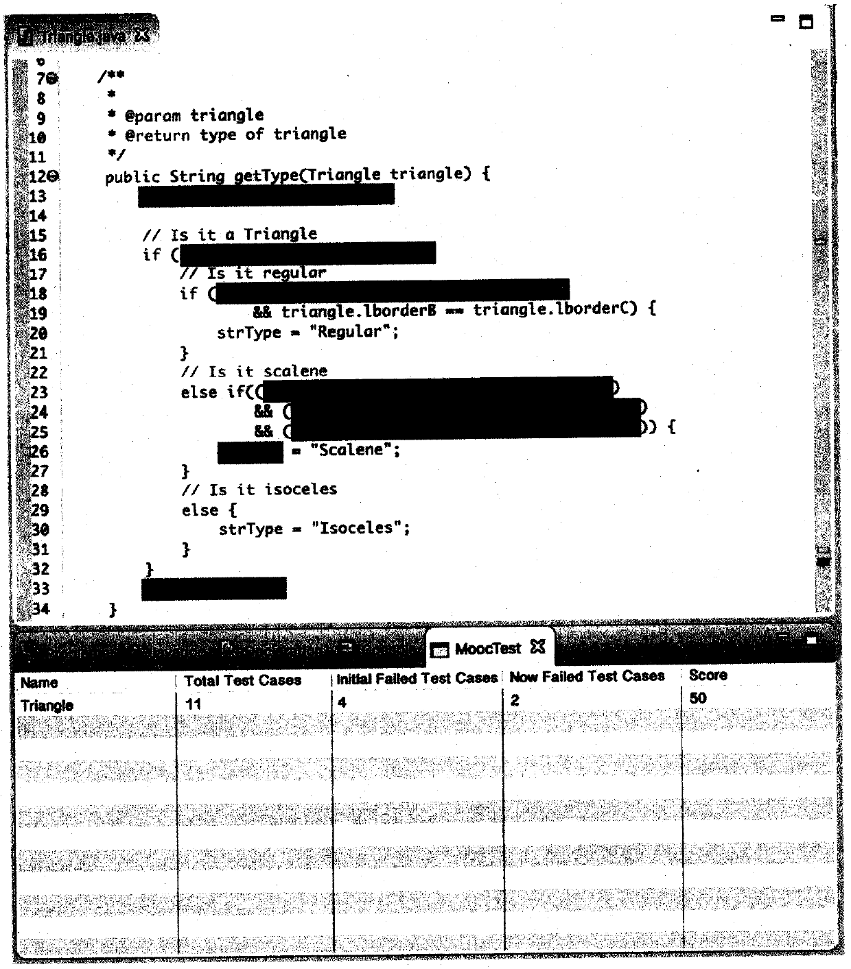 A method for locating software defects based on frequency spectrum and visualization