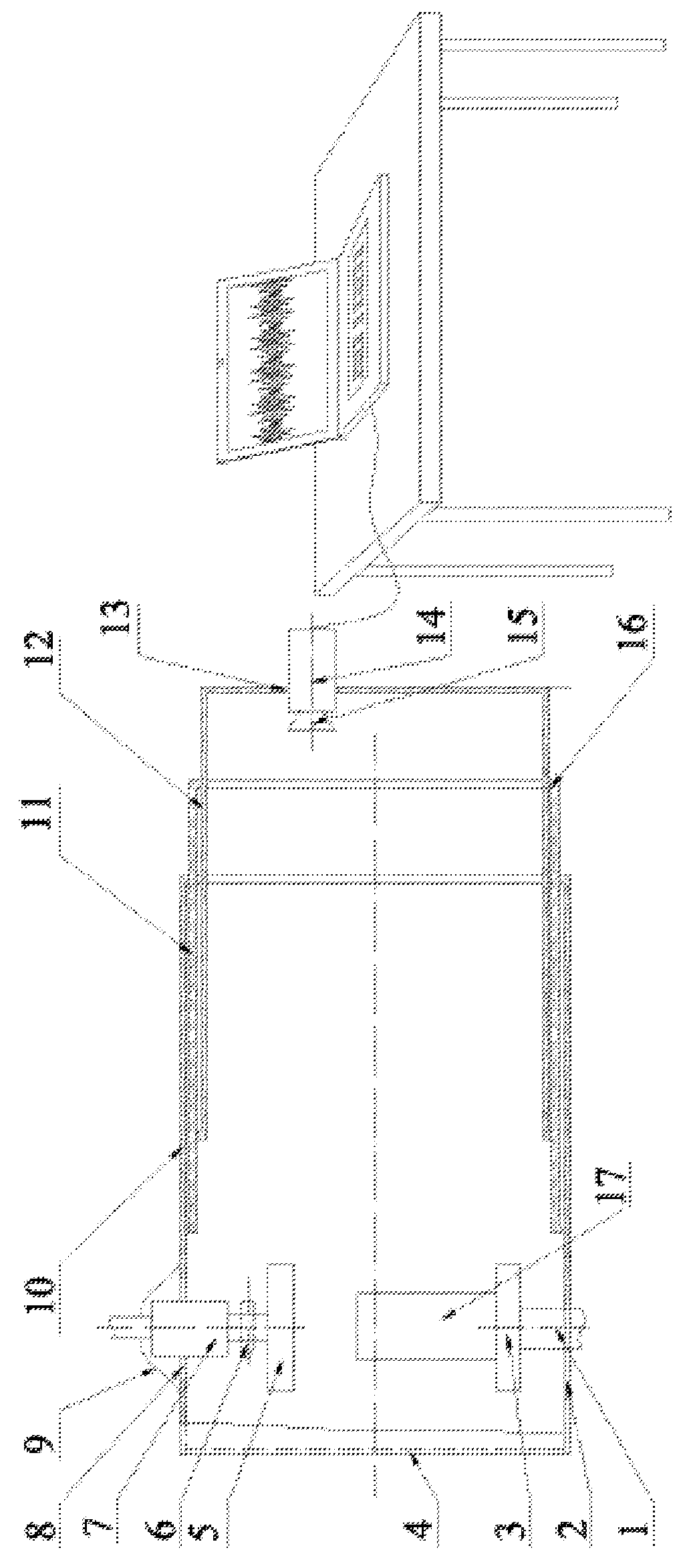 Device and method using infrared radiation to observe coal rock fracture development process