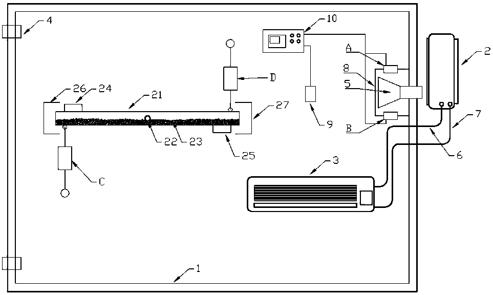 Heat pump heat recovery pine nut turning drying device