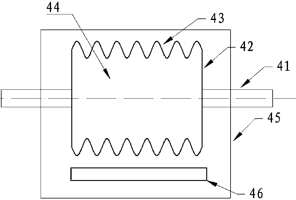 Heat pump heat recovery pine nut turning drying device