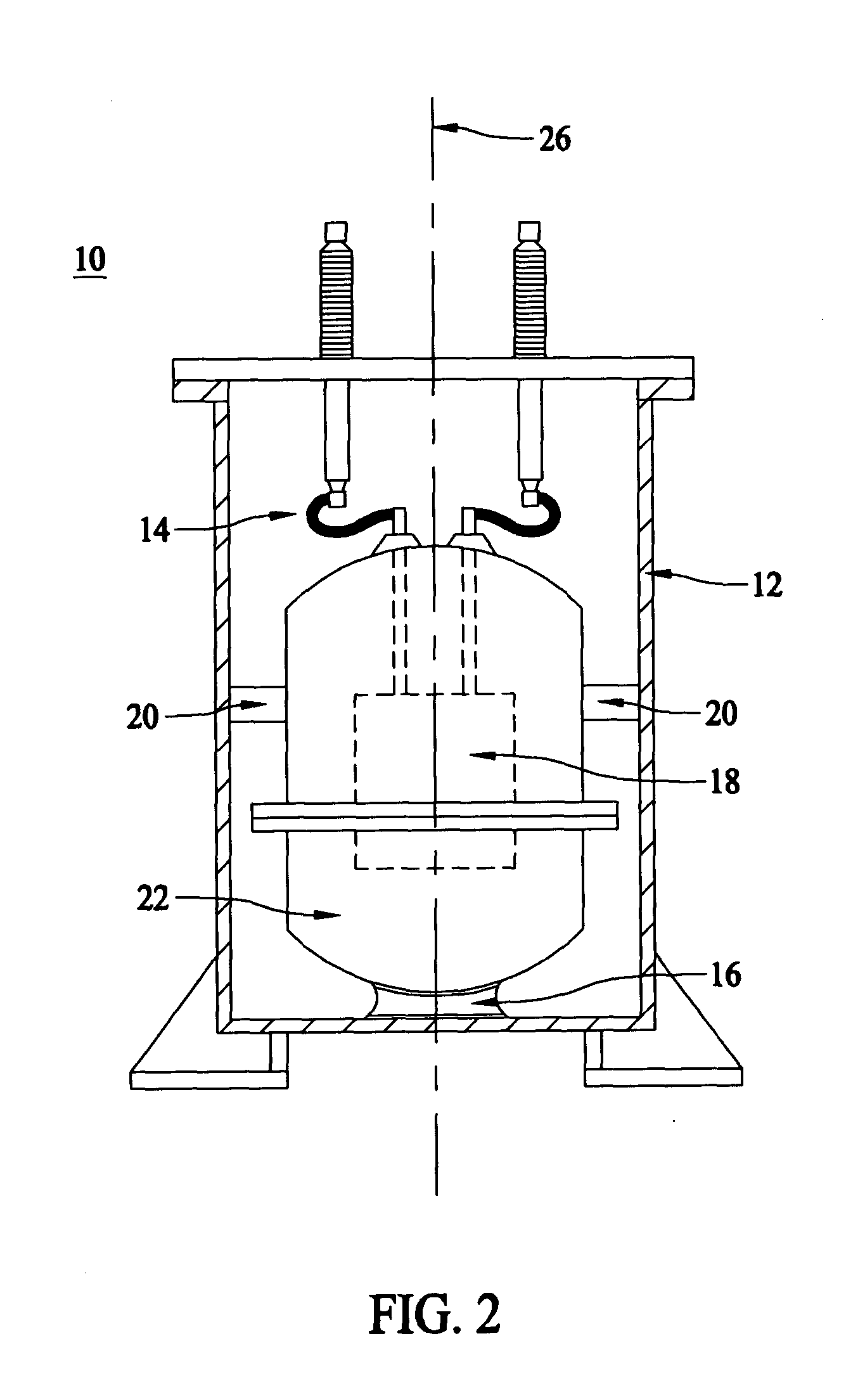 Mechanical support system for devices operating at cryogenic temperature