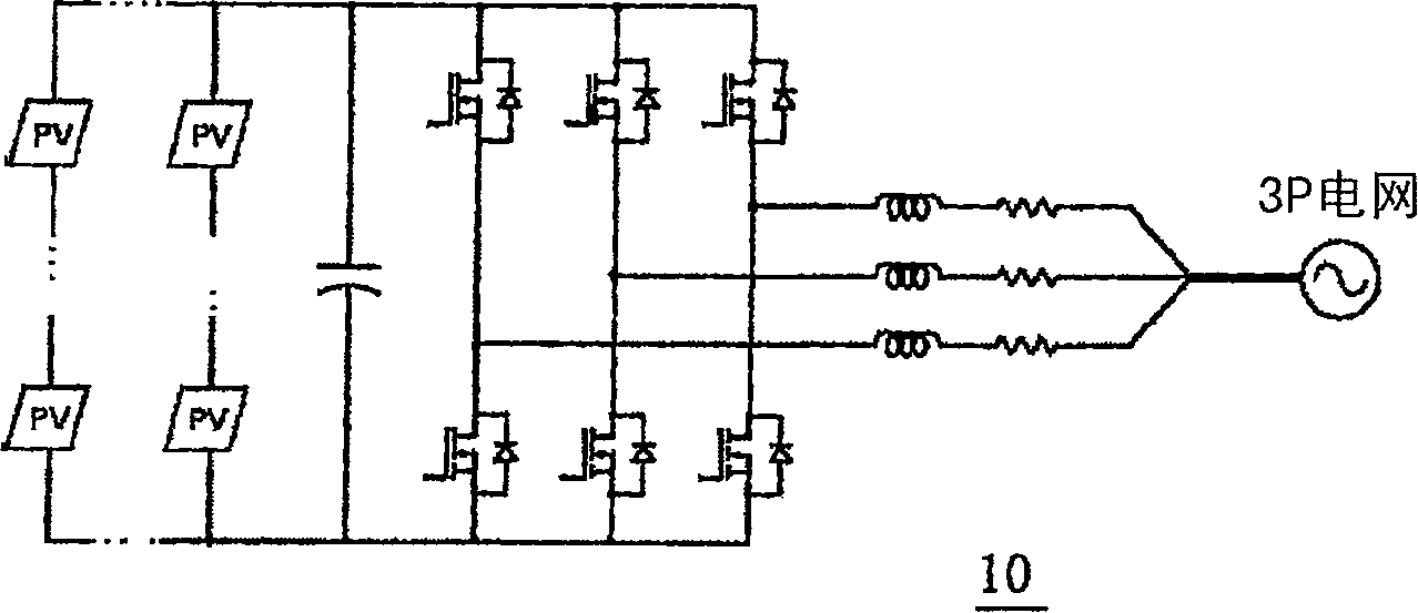 Three-phase synchronization AC generating circuit and its control method