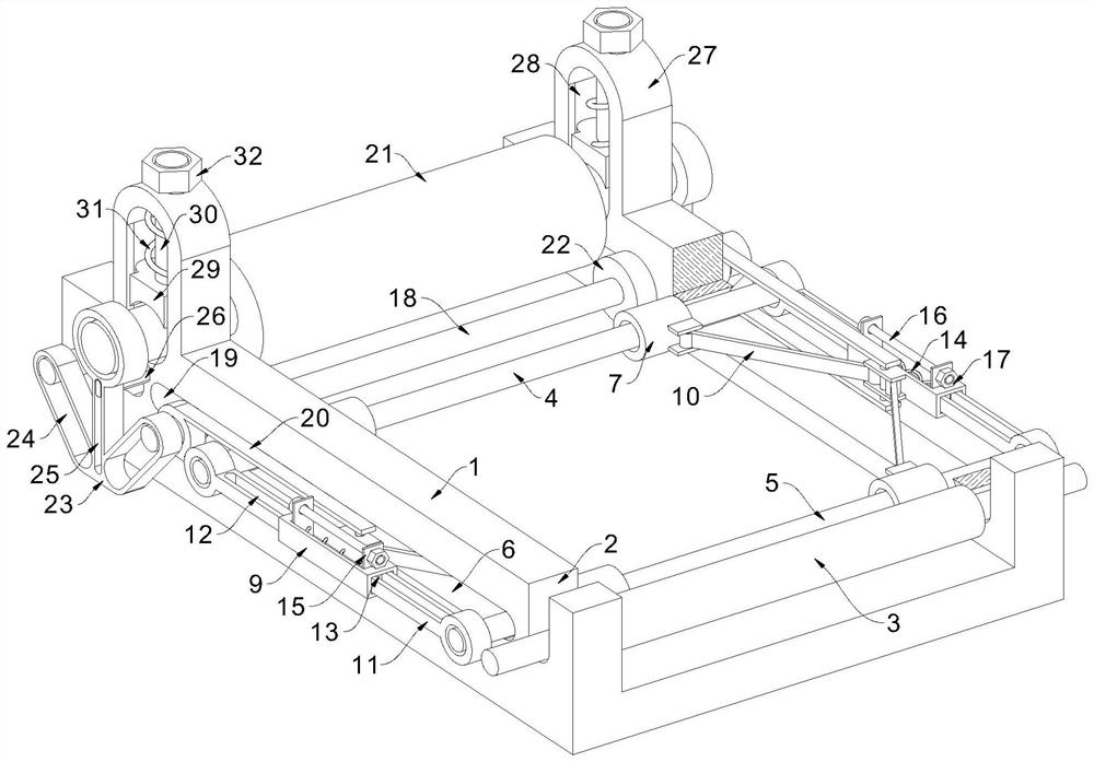 Automatic edge aligning and deviation rectifying device for lithium battery rolling