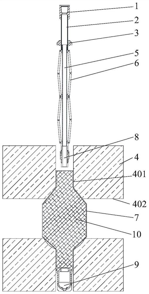 Mechanical expansion type leaking stoppage tool and leaking stoppage method thereof