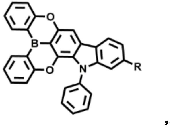 A thermally activated delayed fluorescent green light polymer material and its preparation method