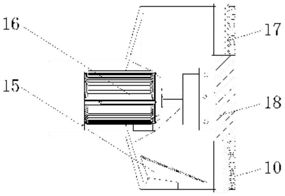 Self-gravity floating wall surface grinding machine for indoor decoration