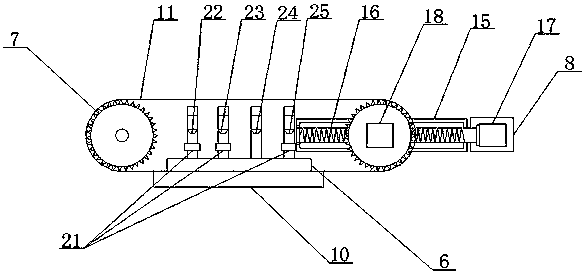 Chain cleaning device