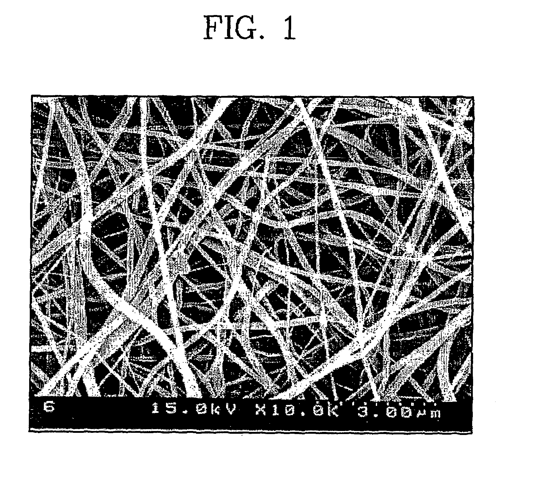 Lithium secondary battery comprising a super fine fibrous polymer separator film and its fabrication method