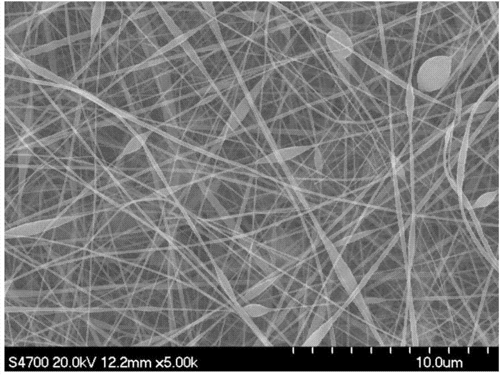 Migratory phase separation method for preparing core-shell structure nanofibers